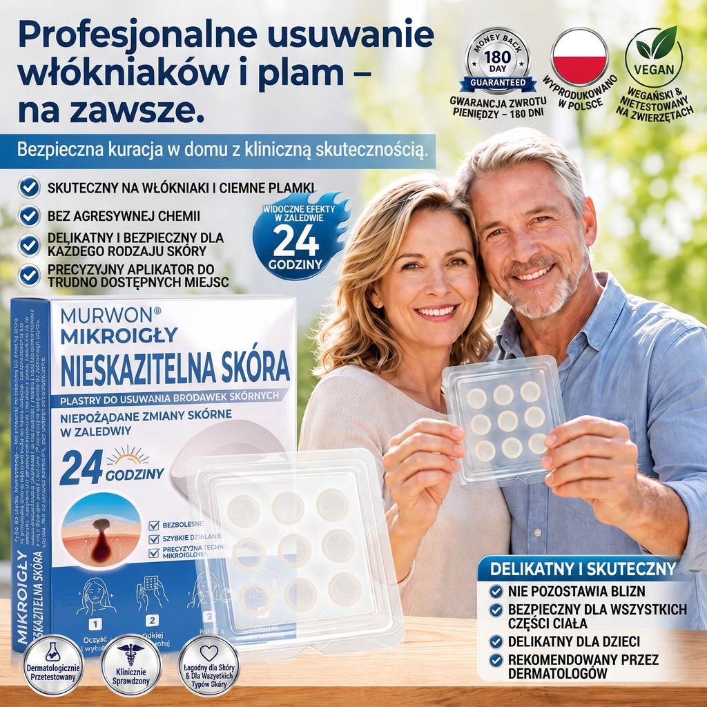 🇵🇱 Wysokiej jakości polski produkt, szybka wysyłka krajowa | MURWON® 🖤 Plastry mikroigłowe zmniejszające widoczność niedoskonałości skóry 📍 (Na włókniaki,kurzajki, pieprzyki, przebarwienia i inne widoczne niedoskonałości skóry.) 🌥️