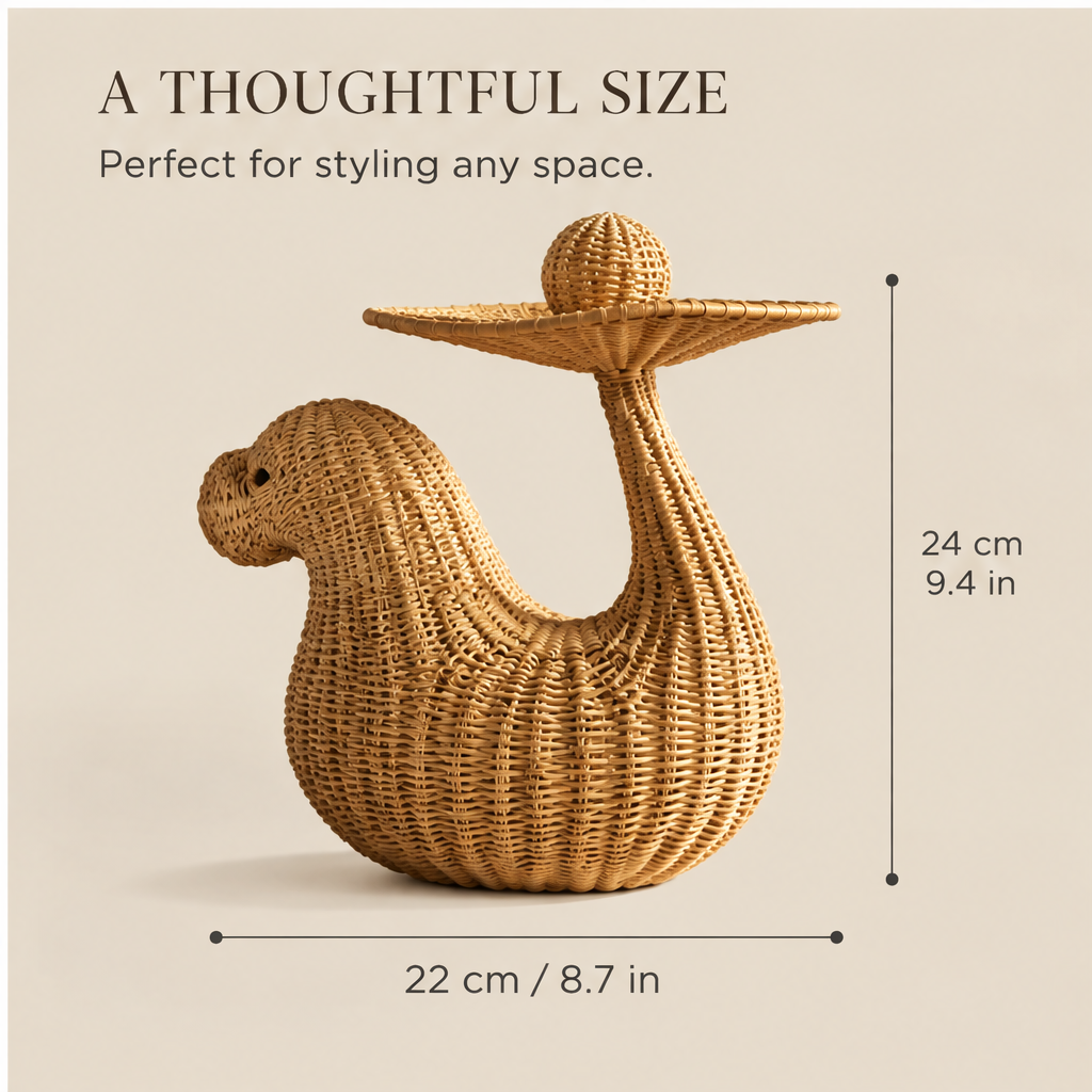 Size diagram showing 22 cm width and 24 cm height to the tray level