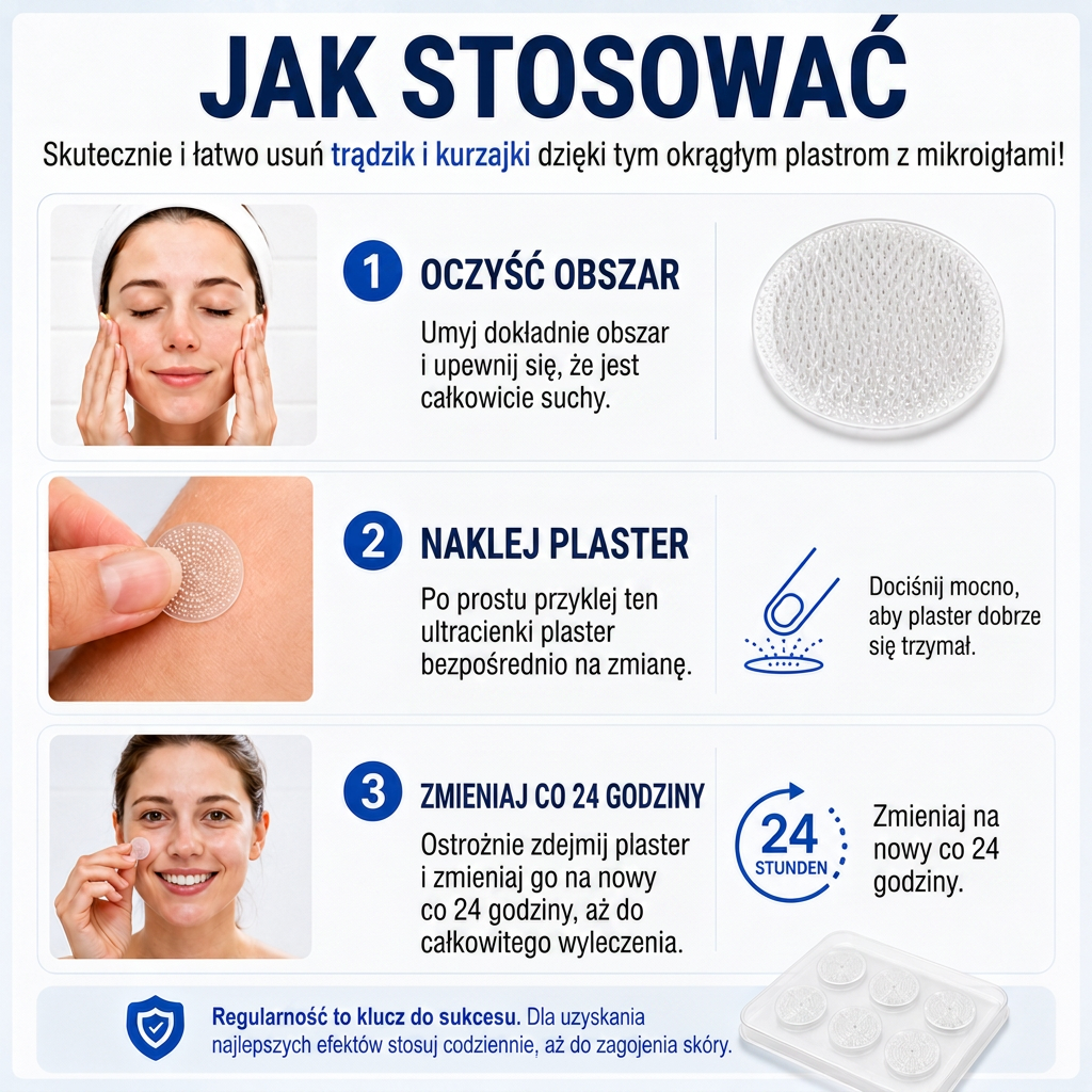 🇵🇱 Wysokiej jakości polski produkt, szybka wysyłka krajowa | MURWON® 💛 Plastry mikroigłowe zmniejszające widoczność niedoskonałości skóry 📍 (Na włókniaki,kurzajki, pieprzyki, przebarwienia i inne widoczne niedoskonałości skóry.) 🌥️