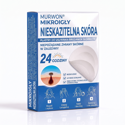 🇵🇱 Wysokiej jakości polski produkt, szybka wysyłka krajowa | MURWON® ❤️ Plastry mikroigłowe zmniejszające widoczność niedoskonałości skóry 🍏 (Na włókniaki,kurzajki, pieprzyki, przebarwienia i inne widoczne niedoskonałości skóry.) 🌥️