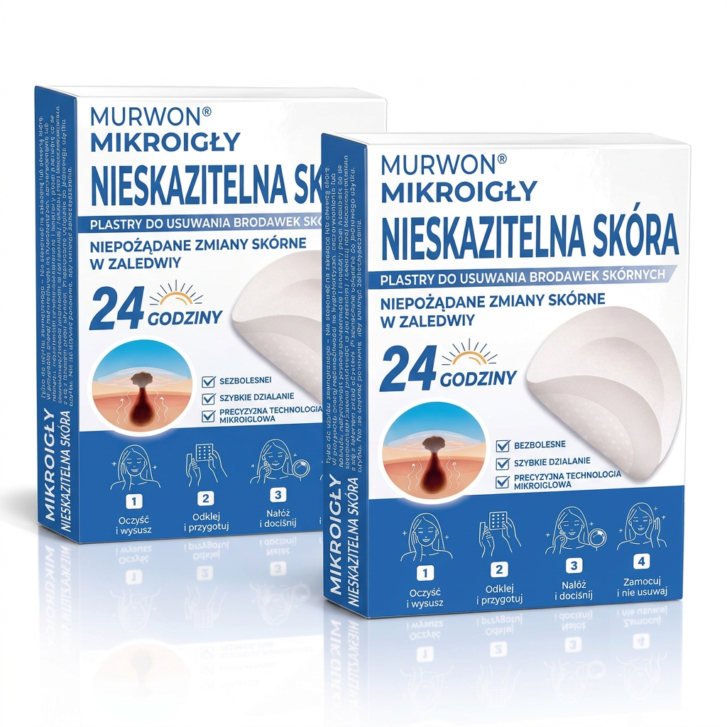 🇵🇱 Wysokiej jakości polski produkt, szybka wysyłka krajowa | MURWON® 🖤 Plastry mikroigłowe zmniejszające widoczność niedoskonałości skóry 📍 (Na włókniaki,kurzajki, pieprzyki, przebarwienia i inne widoczne niedoskonałości skóry.) 🌥️