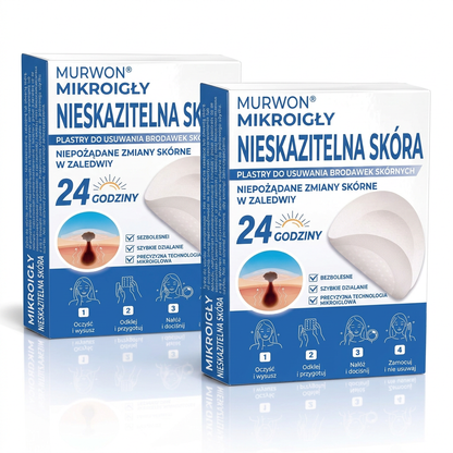 🇵🇱 Wysokiej jakości polski produkt, szybka wysyłka krajowa | MURWON® 💟 Plastry mikroigłowe zmniejszające widoczność niedoskonałości skóry 📍 (Na włókniaki,kurzajki, pieprzyki, przebarwienia i inne widoczne niedoskonałości skóry.) 🌥️