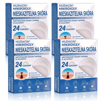 🇵🇱 Wysokiej jakości polski produkt, szybka wysyłka krajowa | MURWON® 🖤 Plastry mikroigłowe zmniejszające widoczność niedoskonałości skóry 📍 (Na włókniaki,kurzajki, pieprzyki, przebarwienia i inne widoczne niedoskonałości skóry.) 🌥️
