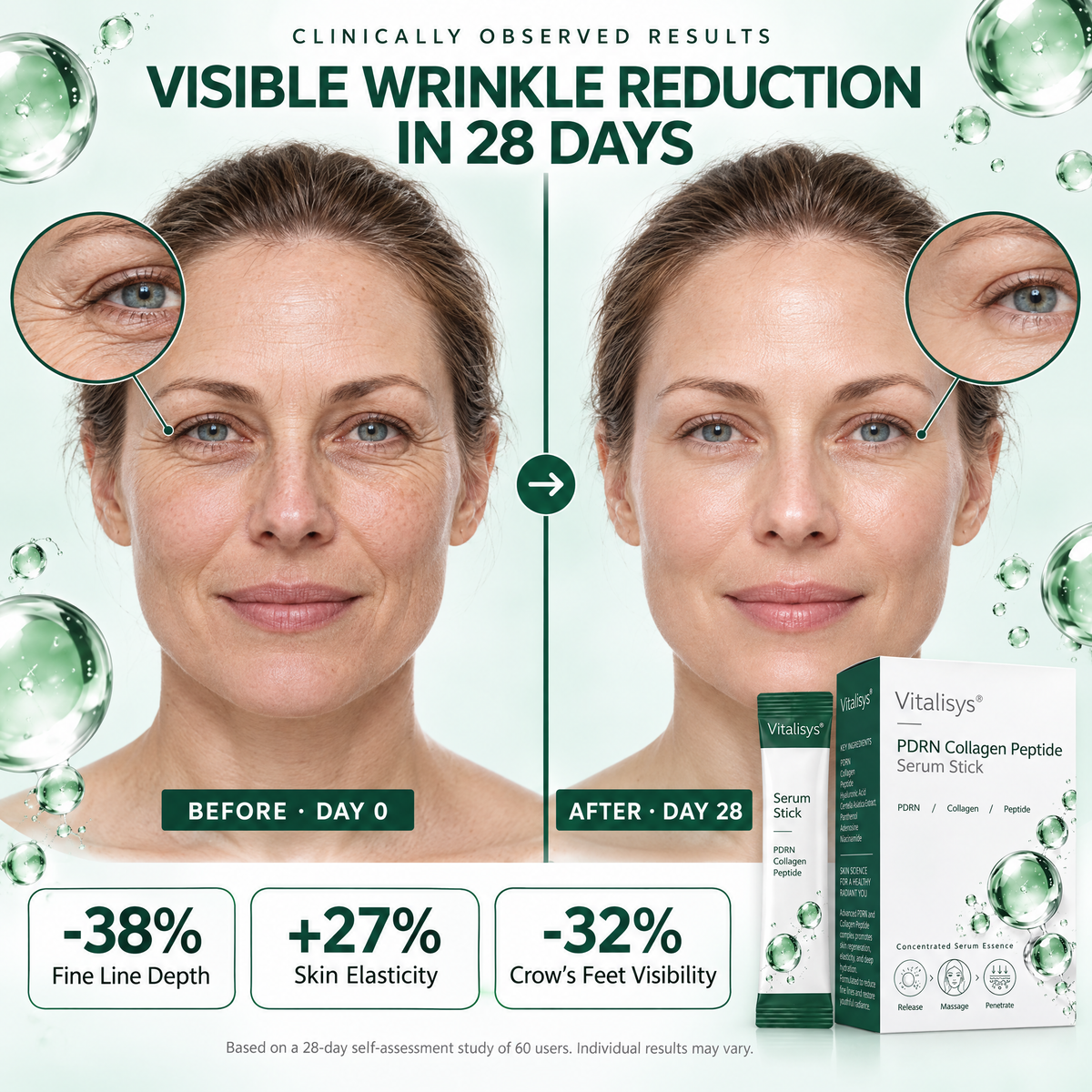 Vitalisys® 🌥️Serum w sztyfcie z PDRN, kolagenem i peptydami❤️