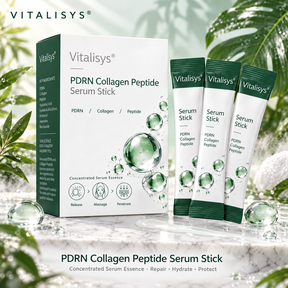 Vitalisys® 🌥️Serum w sztyfcie z PDRN, kolagenem i peptydami❤️